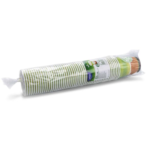 Papírpohár (PAP/CPLA) Ø80mm 280ml `M: 0,2L/8oz` [50 db] - Image 2