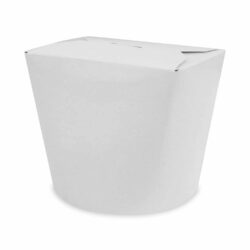 Ételcsomagoló doboz (PAP/PE) fehér 750 ml / 26 oz [50 db]