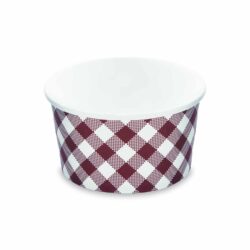 Papír tálka (PAP/PE) Karo Ø115 mm, 350 ml „S” [50 db]