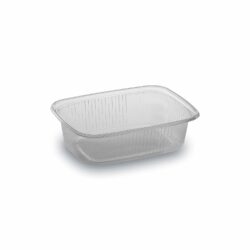 Tál (PP) négyzet alakú átlátszó 108 x 81mm 150ml [100 db]