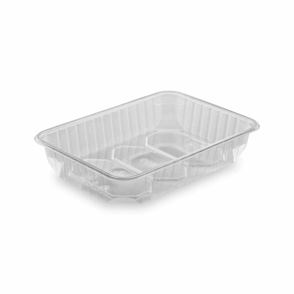 Tálca (PP) négyzet alakú átlátszó 186 x 133 mm 500ml [50 db]