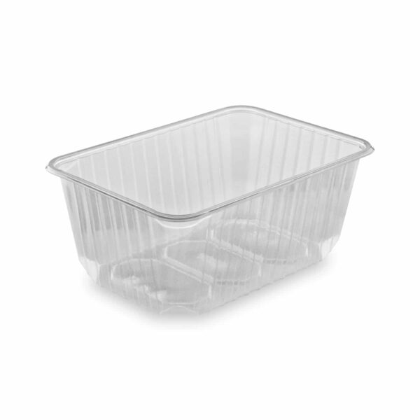 Vanička (PP) hranatá priehľadná 186 x 133 mm 1200ml [50 ks]