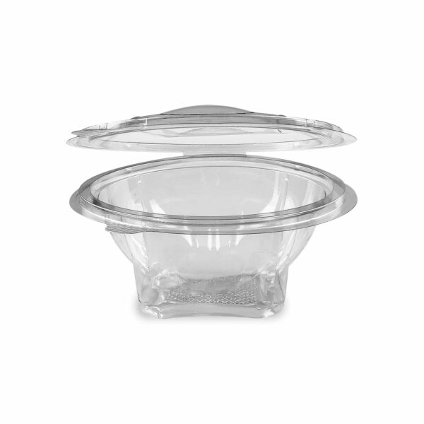 Tál (rPET) fedővel kerek átlátszó 500ml [50 db]
