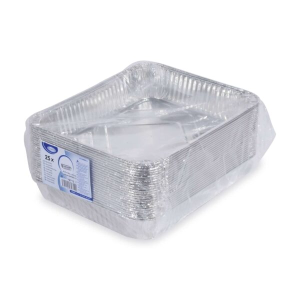 Tál (ALU) Gastro négyzet 323 x 262 x 55 mm 3610ml `1/2` [25 db] - Image 2