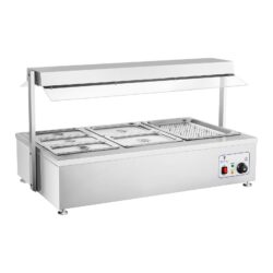 Bain Marie - 6 GN - s nadstavcom na mäso - 1