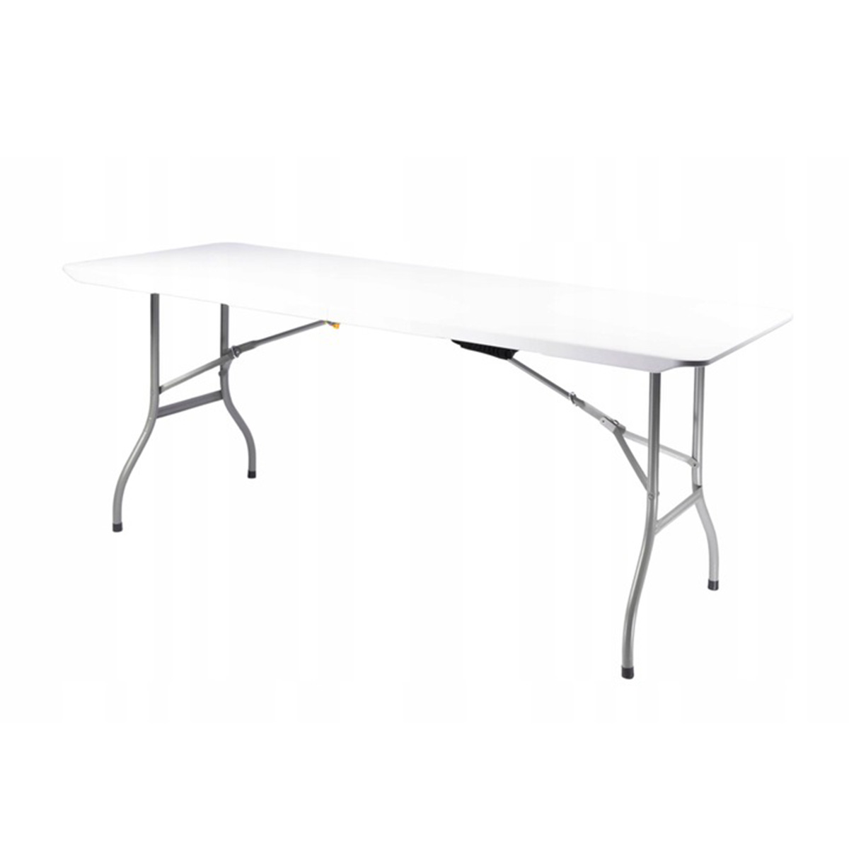 Cateringový rozkladací stôl - 180 cm - biely plast