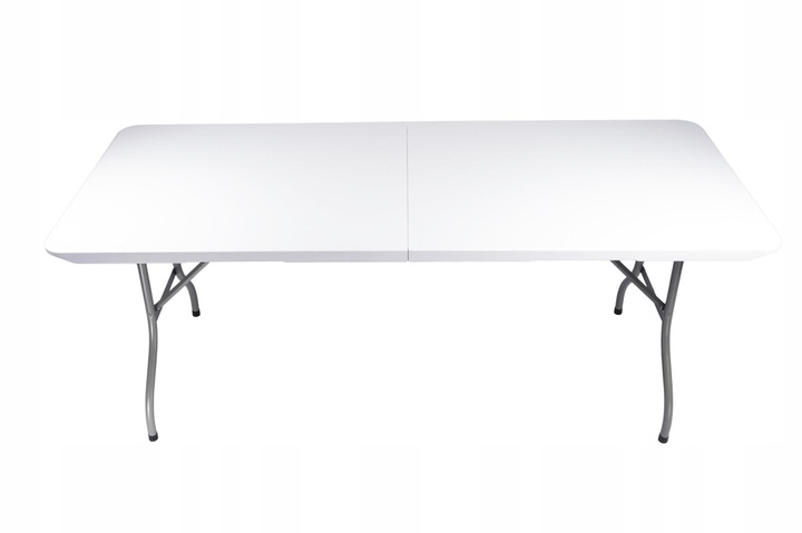 Catering összecsukható asztal - 180 cm - fehér műanyag | GK-181S - Image 5