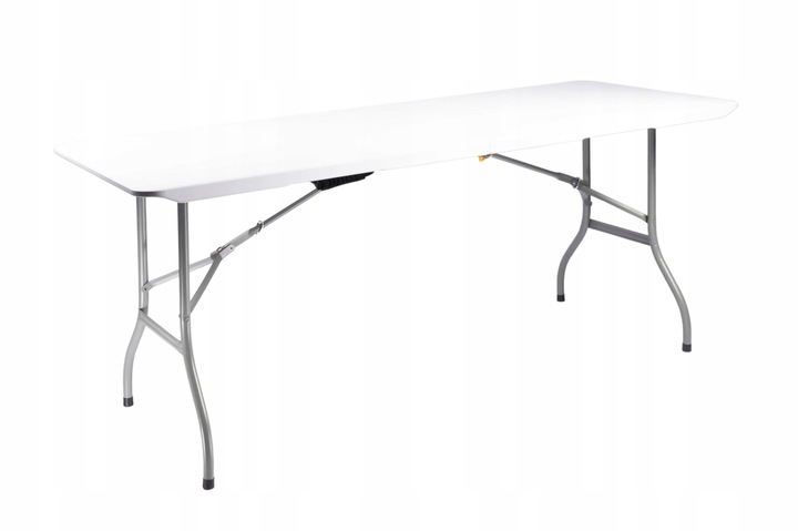 Catering összecsukható asztal - 180 cm - fehér műanyag | GK-181S - Image 4