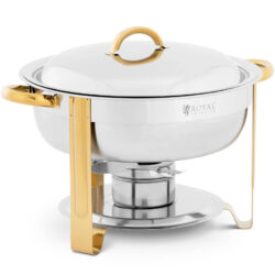 Chafing dish-okrúhly-4,5 l | model: RCCD-RT17_4.5LG je primárne určený pre reštaurácie, bufety, hotely, stravovacie zariadenia a pod.