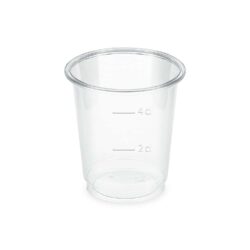 Átlátszó PLA pohárka Ø48 mm 2 cl/4 cl [40 db]
