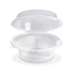 Salátástál (PP) domború tetővel – átlátszó 2200 ml [25 db]