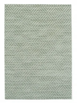 Podložka na stôl - 450x300 mm - geometrický vzor - zelená - 6 ks | Hendi 597934