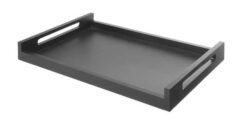 Tácka na servírovanie - 603x402 mm - čierna | značky Fine Dine F-505113 je vhodná na servírovanie jedál do hotelových izieb.