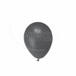 Felfújható lufi, fekete Ø25 cm „M” [100 db]