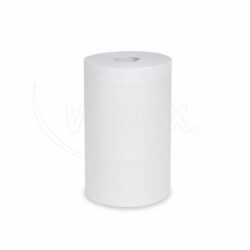 Tekercses törlőkendő (PAP), 2 rétegű, fehér, Ø12 cm, 20 cm × 60 m [12 db]