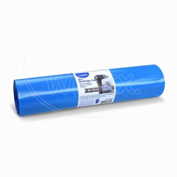 Szemeteszsák (LDPE) kék 70 x 110cm 120L [25 db] - Image 2
