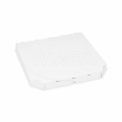 Hullámkarton pizzásdoboz extra erős fehér 30 x 30 x 3 cm [100 db]