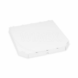 Hullámkarton pizzásdoboz extra erős fehér 32 x 32 x 3 cm [100 db]