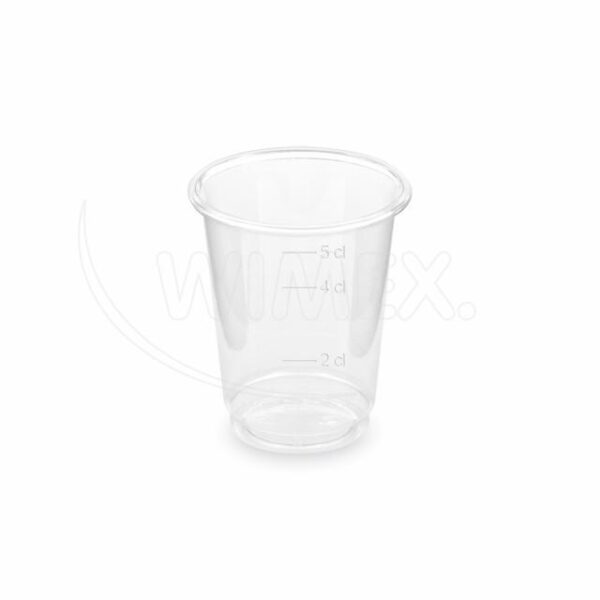 Üveg (PET) átlátszó Ø48mm 2cl/4cl/5cl [40 db]