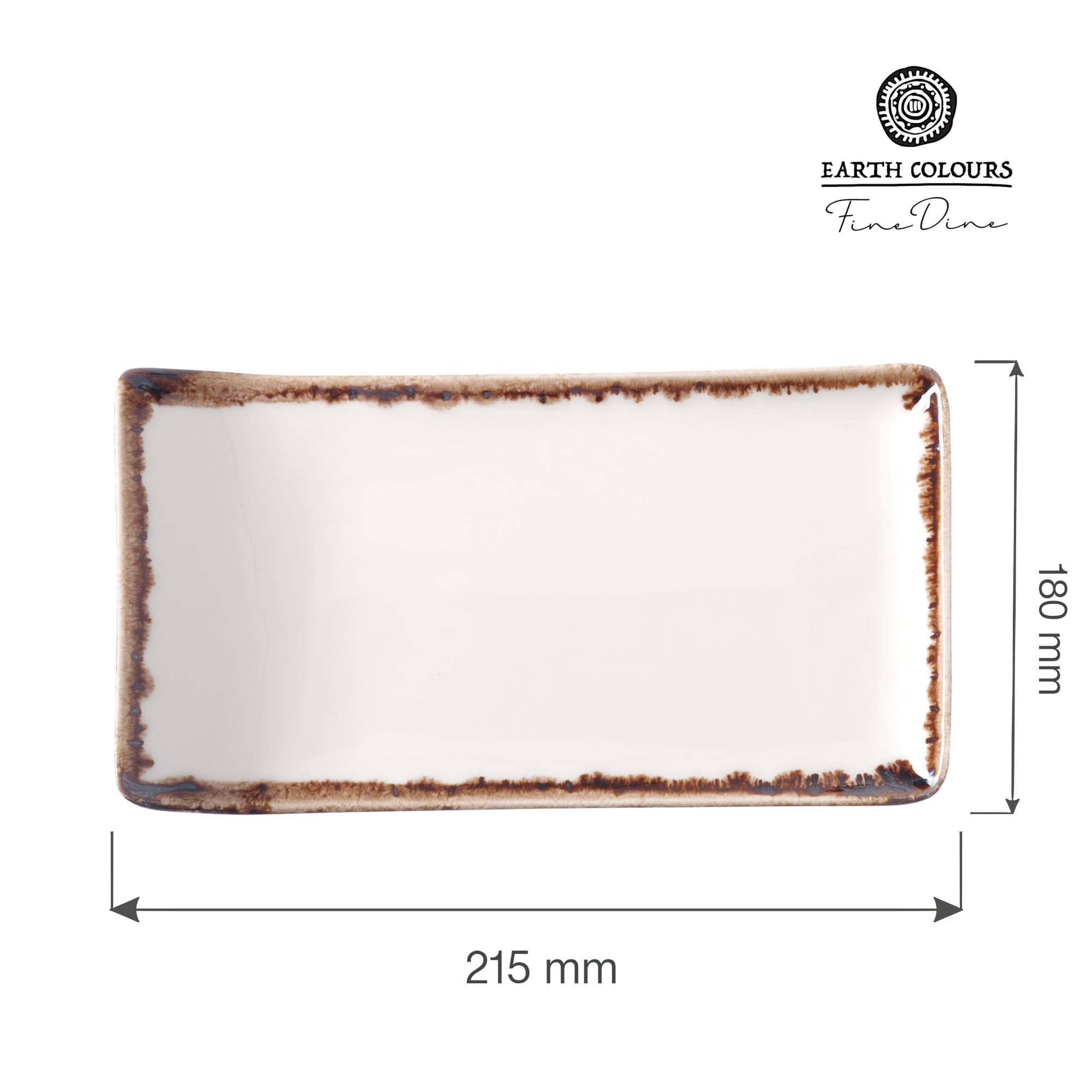 Vanília tálaló tányér, 215x180mm - Image 10