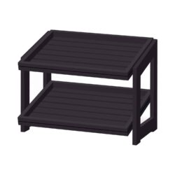Stativ (2 szintes) Madeira Black – 574 × 323 × 441 mm | Fine Dine
