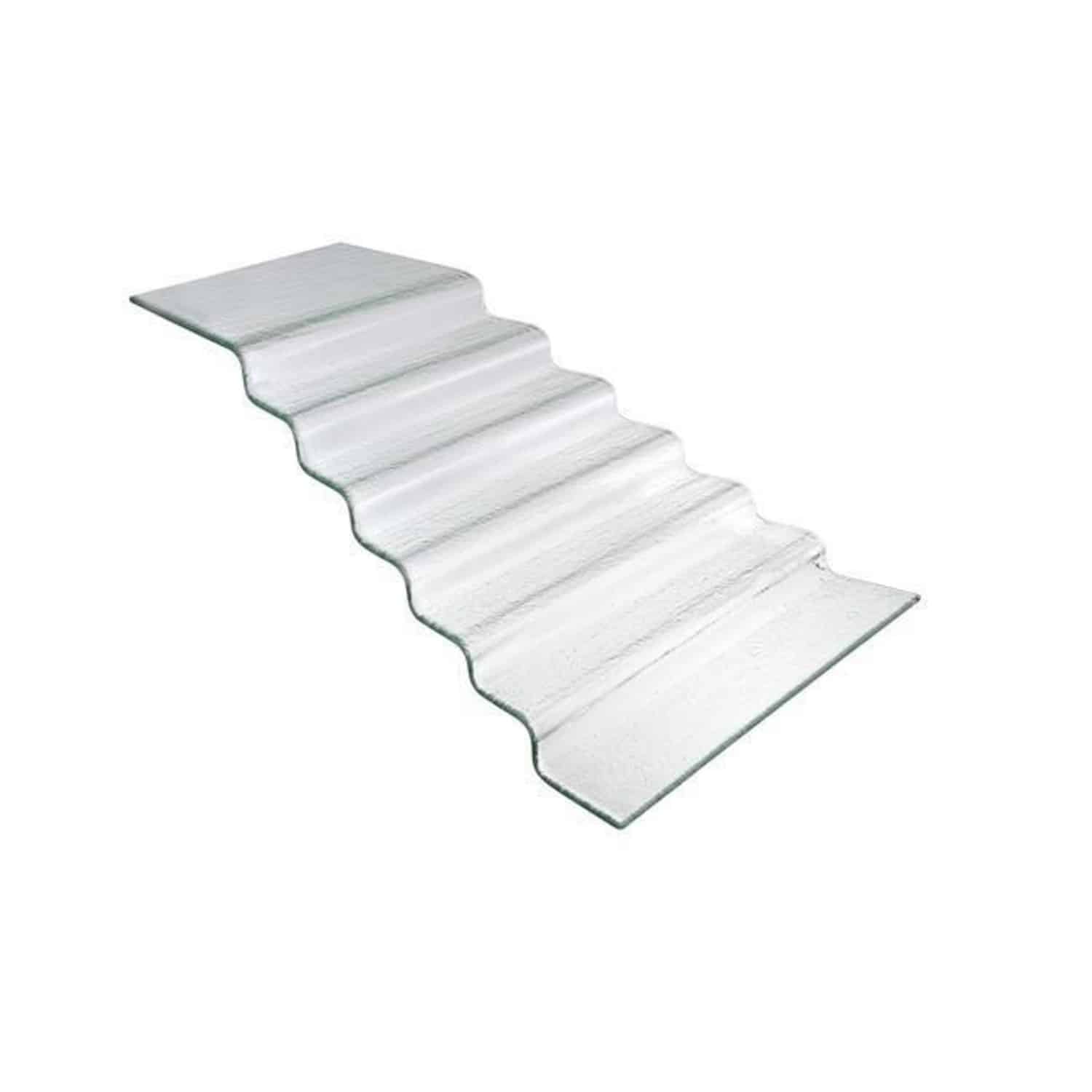 Vetro hétlépcsős üveg büfélépcső – 680 × (M)455 mm | Fine Dine
