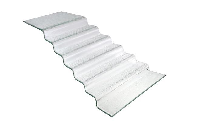 Vetro hétlépcsős üveg büfélépcső – 680 × (M)455 mm | Fine Dine - Image 2