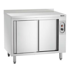 Vyhrievaná skrinka 700 SB - 1000 W | Bartscher 348107 z kvalitnej nehrdzavejúcej ocele je určená pre profesionálne kuchyne.