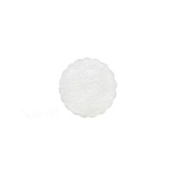 Csipkepapír (PAP-Airlaid) PREMIUM, fehér Ø9 cm [500 db]
