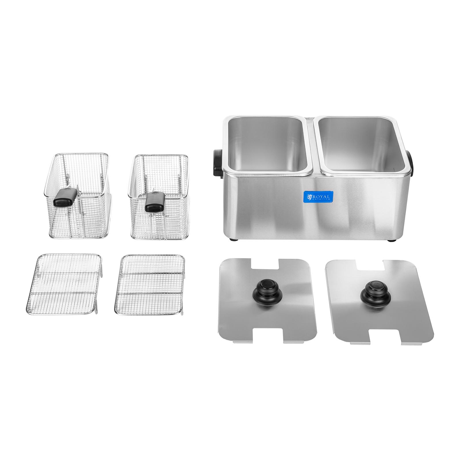 Fritéza - 2 x 8 litrov - EGO termostat 3