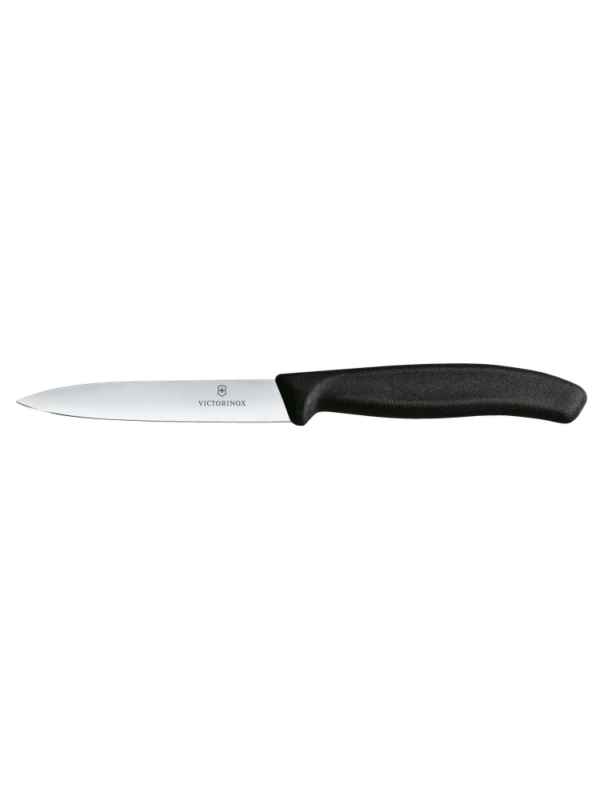 Nôž na zeleninu 10 cm - čierny | Victorinox 6.7703