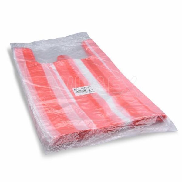 Zsák (HDPE) csíkos 30+14 x 50 cm `10kg` [100 db] - Image 2