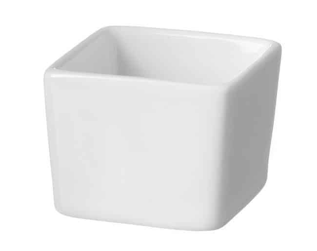 Porcelán fingerfood tálka Necessity – négyzet alakú – 50 mm | Fine Dine - Image 2