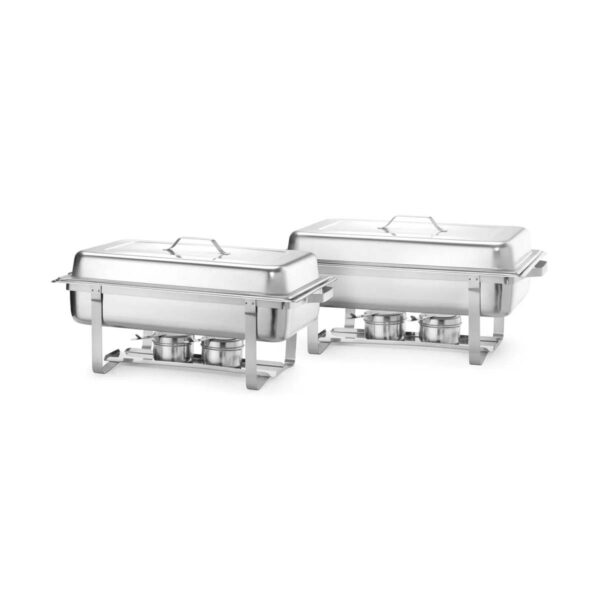 Chafing dish Kitchen Line GN 1/1 - 9 l - ideálne pre bufety a catering, vyrobené z nehrdzavejúcej ocele.