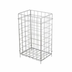 Összecsukható drót szemeteskosár, fehér, 50 L [1 db]