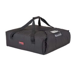 Taška na pizzu čierna, 43x55x16,5 cm, Cambro | GBP 220110 - priestranná taška na pizzu sa zmestí na 2 škatule 51 x 51 cm alebo 3 škatule 45,7 x 45,7 cm.