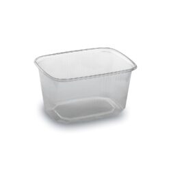 PP tálka, szögletes, átlátszó 108×81 mm, 300 ml [100 db]
