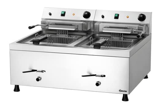 Elektromos fritőz - 2x12 L | Bartscher 162651 - Image 8