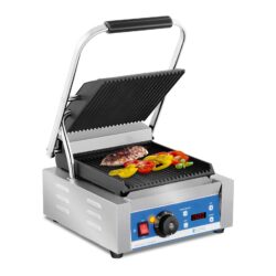 Az RCKG-2200-G kontaktgrill gyors és megbízható megoldás grillezett ételek elkészítéséhez – ideális vendéglátóipari használatra is.