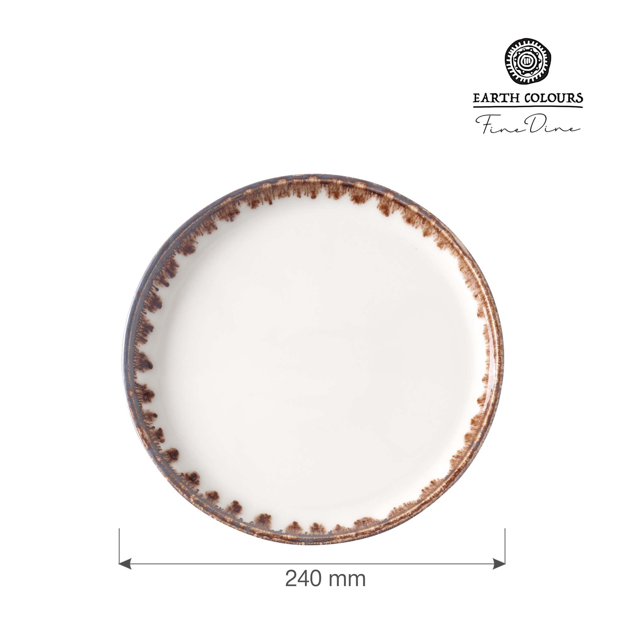 Vanília lapos tányér, 240mm - Image 6