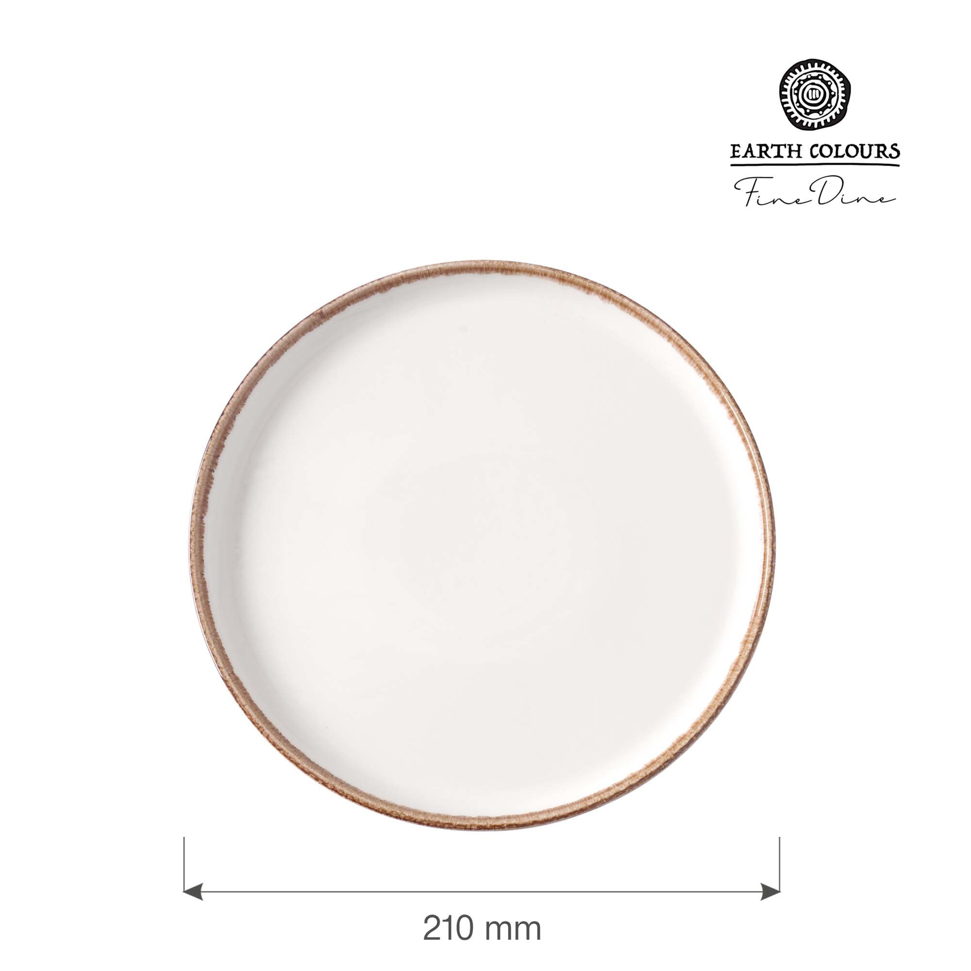 Vanilla magas peremű tányér - 210 mm | Fine Dine - Image 4