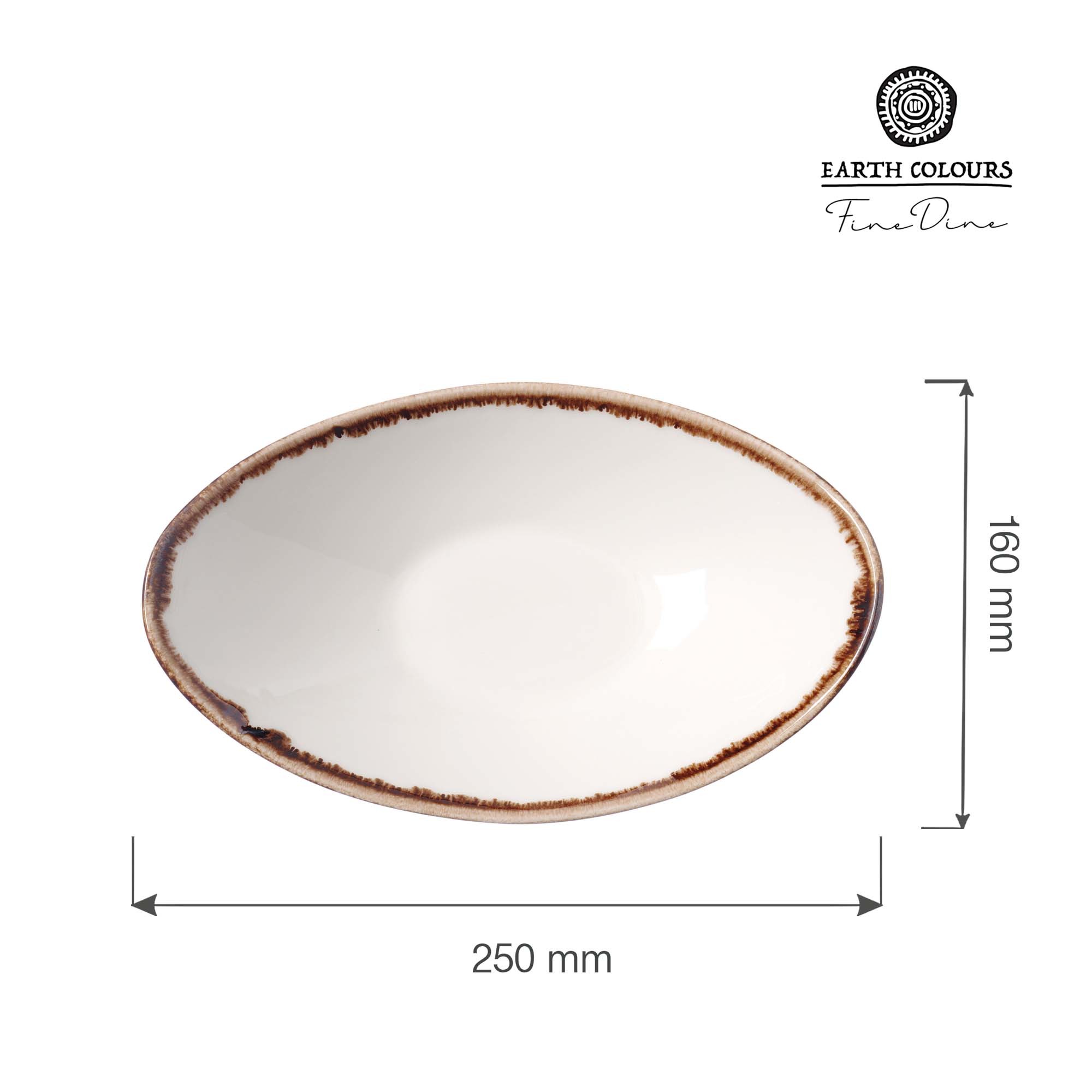 Csónak alakú tálka Vanilla – 250×160 mm | Fine Dine - Image 4