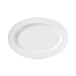 Ovális tányér Bianco – 240 × 170 mm | Fine Dine