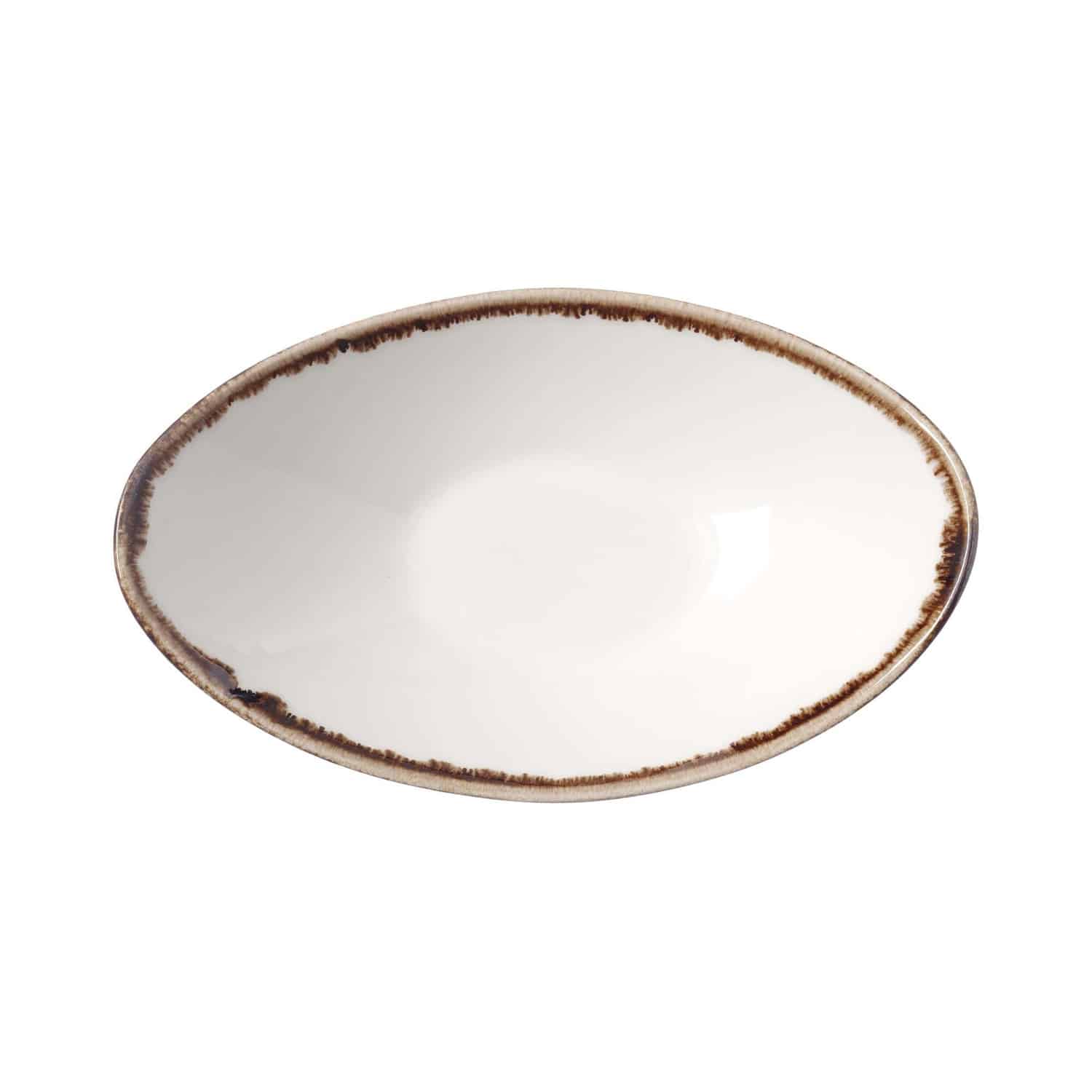 Csónak alakú tálka Vanilla – 250×160 mm | Fine Dine