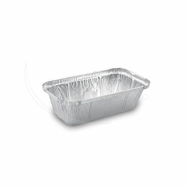 Tál (ALU) négyzet alakú 201 x 109 x 49 mm 690ml [100 db]