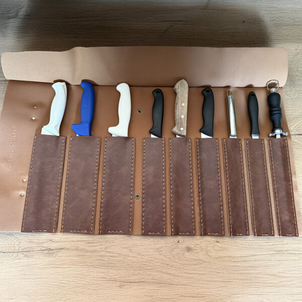 Koženné puzdro na nože gastrokitchen 4