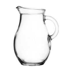 Elegantný sklenený džbán Bistro - 0,5 L je ideálny na štýlové podávanie️ nápojov v reštauráciách, kaviarňach, bufetoch a pod.