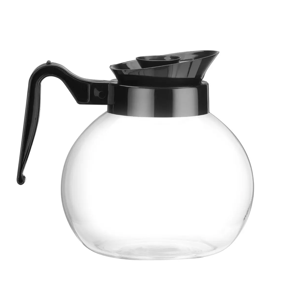 Sklenená kanvica na kávu - 1,8 L - 200x185 mm | Hendi 445907 je určená na zber a servírovanie filtrovanej kávy priamo z prekvapkávacieho kávovaru.