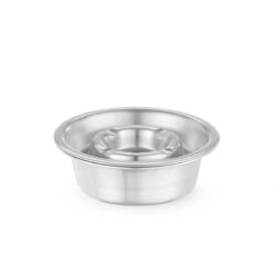 Nerezový popolník - Ø 140x40 mm | Hendi 440605 s vnútorným žliabkom na popol je praktické riešenie pre vybavenie fajčiarskych zón v baroch, hoteloch a pod.️