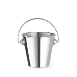 Vedierko na servírovanie - Ø 75 x 66 mm | Hendi 425718 je štýlové nerezové mini vedierko určené na originálne servírovanie snackov v gastro prevádzkach.